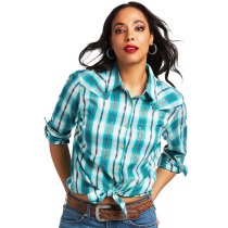 Ariat REAL Billie Jean Dobby Plaid Shirt L