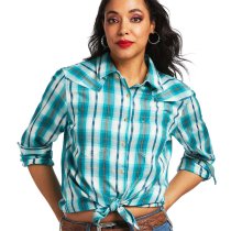 Ariat REAL Billie Jean Dobby Plaid Shirt L