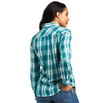 Ariat REAL Billie Jean Dobby Plaid Shirt L