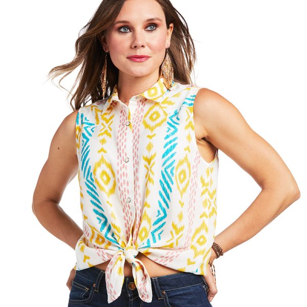 Ariat Great Basin Sleeveless Shirt for Women L