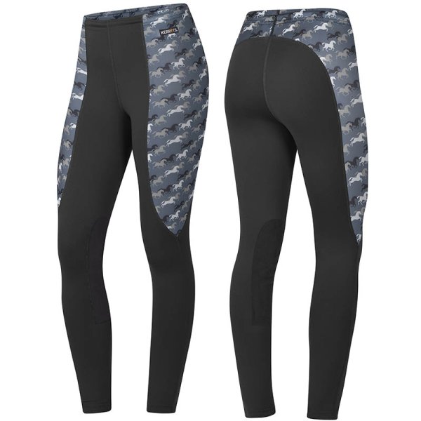 Kerrits Kids Performance Tights Shadow Playful Ponies