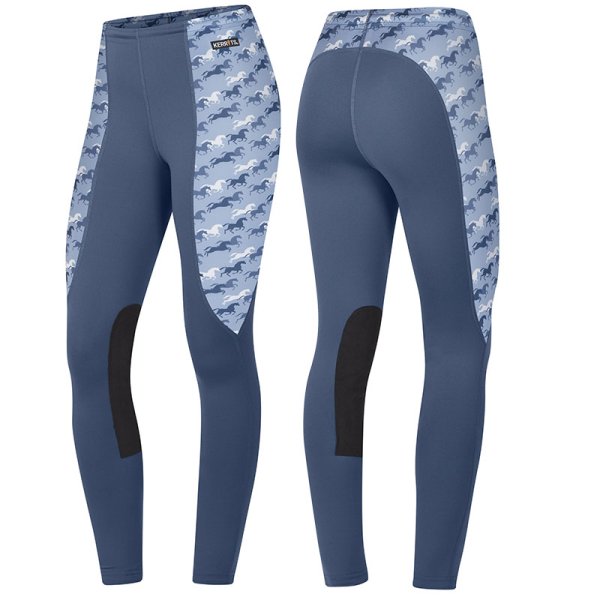 Kerrits Kids Performance Tights Oxford Playful Ponies