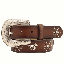 Ariat Brown Girls Western Belt