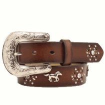 Ariat Brown Girls Western Belt