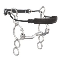 Myler 3-Ring Combination Bit with Low Port Comfort Snaffle