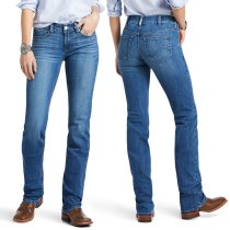 Ariat REAL Mid Rise Arrow Fit Catherine Straight Jeans