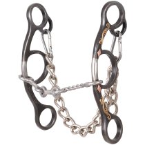 Classic Equine Short Shank Small Twisted Wire Dog Bone Snaffle B