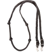 Martin 1″ Braided Nylon Barrel Reins with Knots