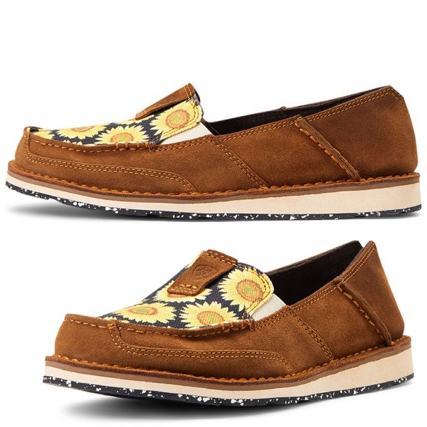 Ariat Cruiser Shoes with Sunflower Print for Women