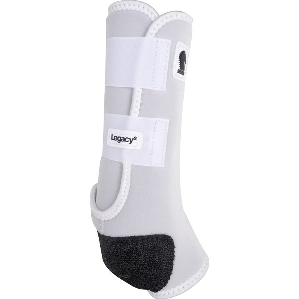 Classic Equine Legacy2 System Splint Boots in White - Front