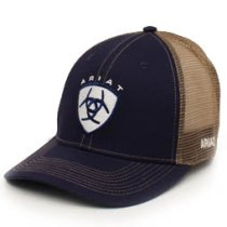 Ariat Men's Navy Trucker Ball Cap