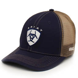 Ariat Men's Navy Trucker Ball Cap