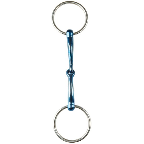 JP Korsteel Blue Steel Loose Ring Snaffle Bit