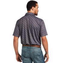 Ariat All Over Print Tek Polo Shirt - Fitted S