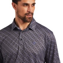 Ariat All Over Print Tek Polo Shirt - Fitted S