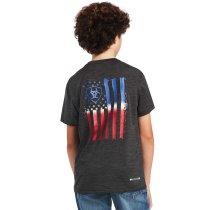Ariat Charger Patriotic Boys Graphic Tee S