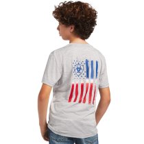 Ariat Charger Patriotic Boys Graphic Tee S