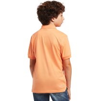 Ariat Boys Tek Polo Shirt in Habanero Peach