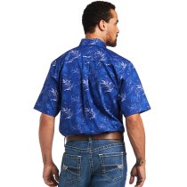 Ariat Wrinkle Free Norman Classic Fit Shirt for Men XS, S