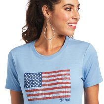 Ariat Paisley Flag T-Shirt for Women XL