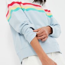 Joules Monique Sweatshirt in Engineered Multi Stripe