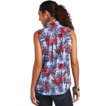 Ariat REAL Billie Jean Sleeveless Plaid Shirt Tropic Plaid