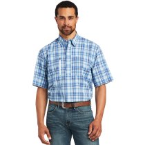 Ariat VentTEK Classic Fit Shirt in Dutch Blue Plaid M
