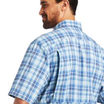 Ariat VentTEK Classic Fit Shirt in Dutch Blue Plaid M