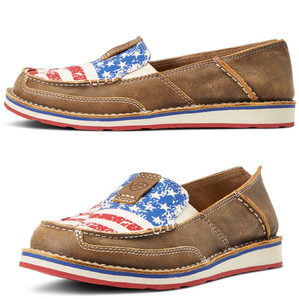 Ariat Cruiser Shoes in Distressed Flag