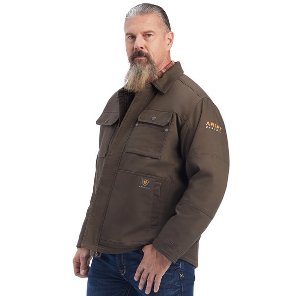 Ariat Rebar DuraCanvas Sherpa-Lined Coat L