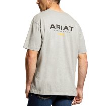 Ariat Rebar Cotton Strong Logo T-Shirt for Men