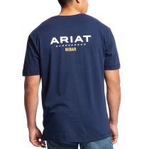 Ariat Rebar Cotton Strong Logo T-Shirt for Men