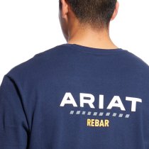 Ariat Rebar Cotton Strong Logo T-Shirt for Men