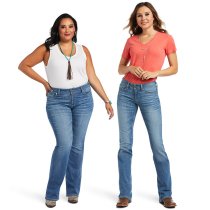 Ariat REAL Allessandra Mid Rise Boot Cut Jeans