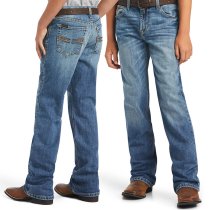 Ariat B4 Boys Relaxed Merrick Fashion Boot Cut Jean