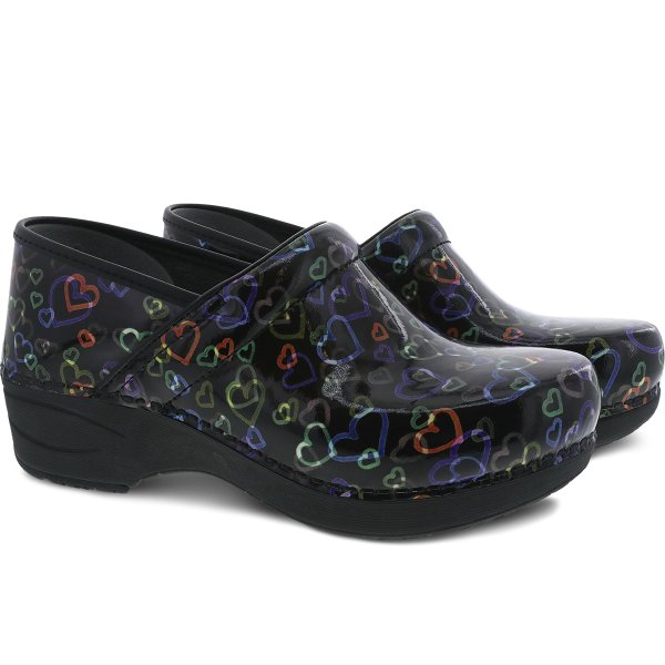 Dansko XP 2.0 Women's Clogs Floating Hearts
