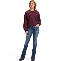 Ariat Stitched Crew Sweatshirt for Women S