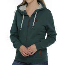 Cinch Heather Green Full Zip Sweatshirt for Women M