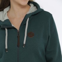 Cinch Heather Green Full Zip Sweatshirt for Women M