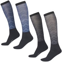 Kerrits Kids Dual Zone Boot Socks - Hoofprint Chevron