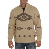 Cinch Men's Aztec Print Pullover Sweater XXL