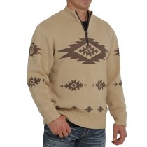 Cinch Men's Aztec Print Pullover Sweater XXL