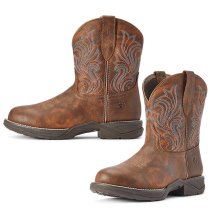 Ariat Anthem Round Toe Shortie Western Boots
