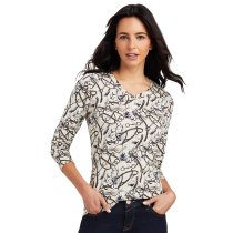 Ariat Melange Print Long Sleeve T-Shirt L