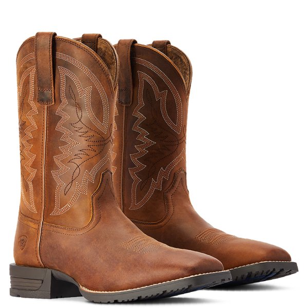 Ariat Hybrid Ranchwork Western Boots for Men