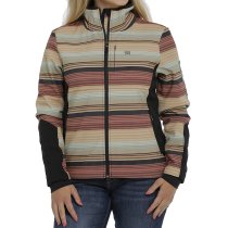 Cinch Blanket Stripe Bonded Jacket for Women