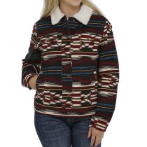 Cinch Corduroy Trucker Jacket for Women