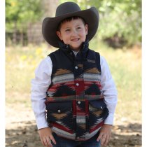 Cinch Aztec Quilted Vest for Boys