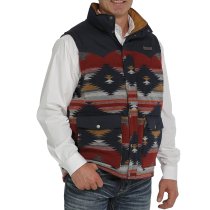 Cinch Puffer Quilted Twill Vest for Men L
