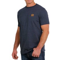 Cinch Heathered Navy T-Shirt